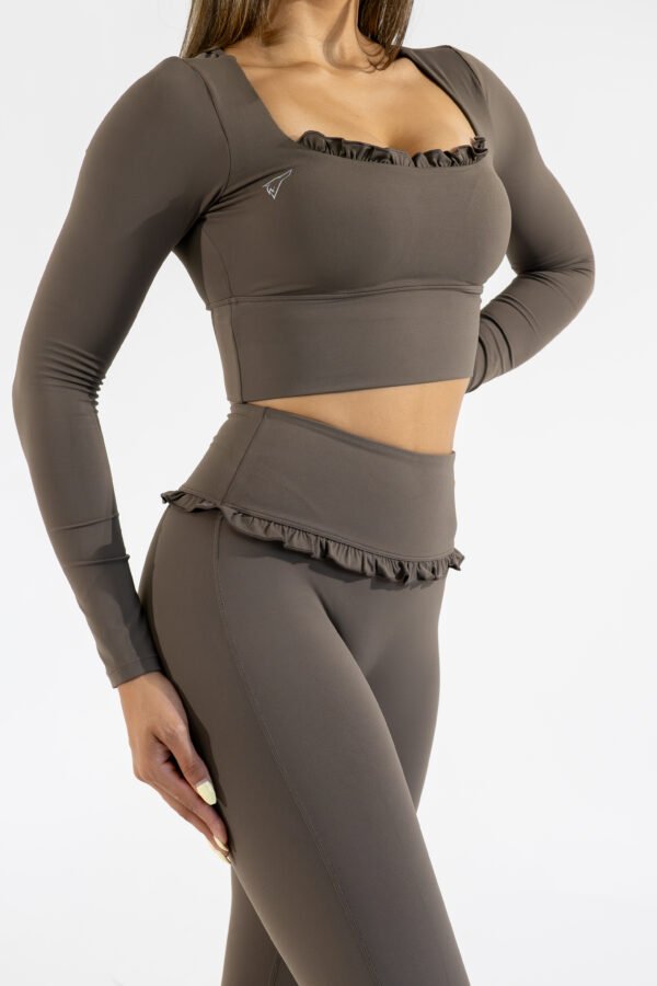 Ruffled Pants & Crop Top Set - Imagen 11