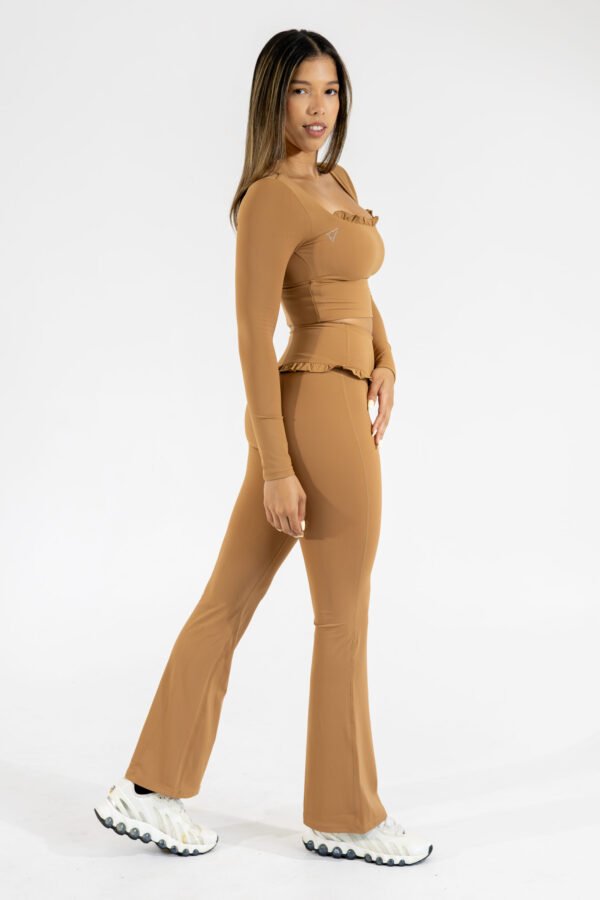 Ruffled Pants & Crop Top Set - Imagen 4